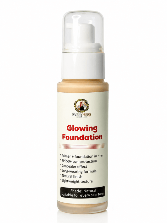 Glowing Foundation – SPF50 Radiant Base (Shade - Natural)